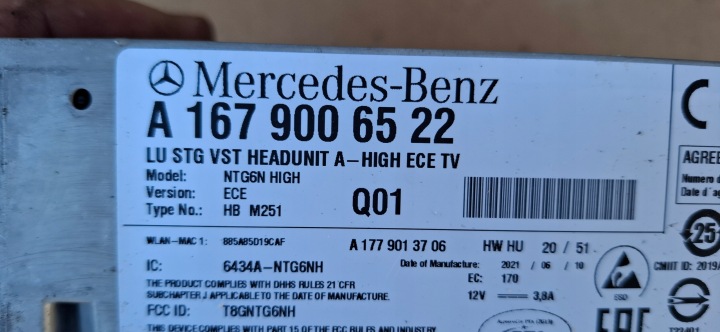 фото №7, Mercedes gle gls w167 магнітола магнітола мультимедіа ntg6n high ece a1679006522