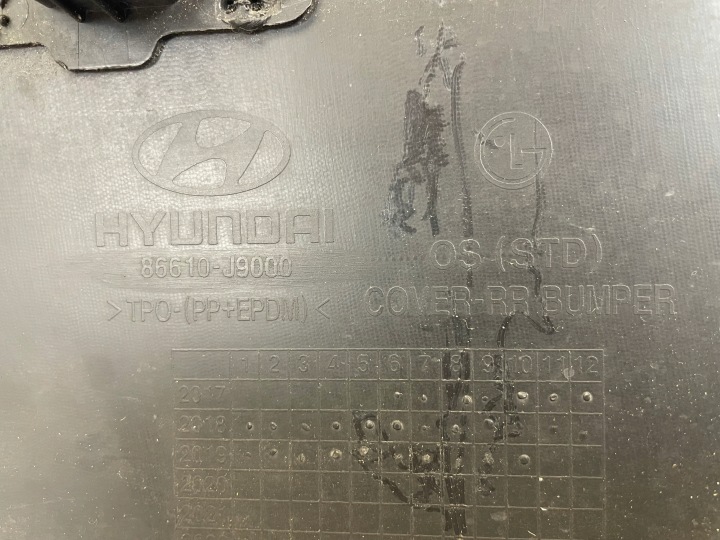 фото №9, Задний бампер hyundai kona i 17- 86610-j9000
