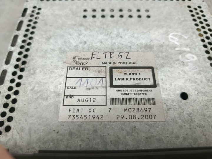 фото №9, Магнитола заводские fiat bravo ii 735451942 vp6fcf-18c939-ad visteon