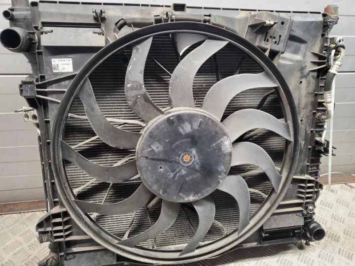 фото №9, Комплект радіатор mercedes-benz gl x166 a66087114 4.5l бензин 320kw 2013
