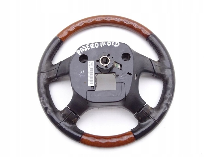 фото №8, Mitsubishi pajero iii 99-06 руль кожа drzewo