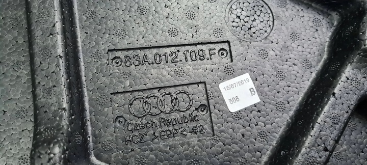 фото №11, Q3 83a коврик багажника резиновая зад обивка 83a061180