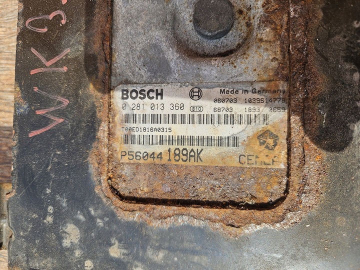 фото №3, Jeep grand cherokee wk 05-10r 3.0 комп'ютер двигуна p56044189ak