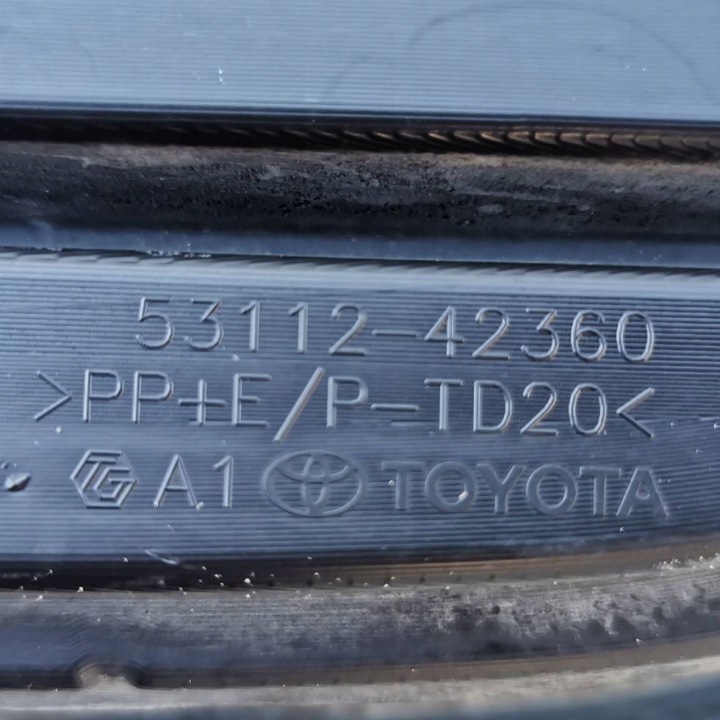 фото №8, Toyota bz4x 22- решітка нижня бампера передньої перед 53112-42360