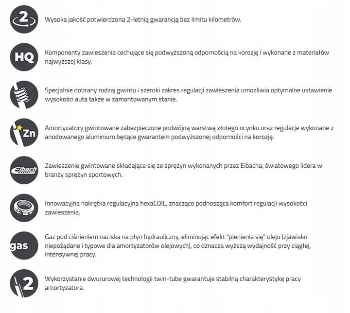 фото №10, Подвешивание gwintowane mts technik чёрный золото eibach - vw golf 6 / vw eos