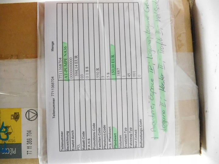 фото №10, Насос вприскувальний renault espace iv 02-12 7711368704