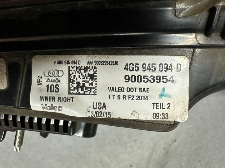 фото №13, Лампи зад audi a6 c7 рестайлінг led usa 4g0 америка комплект