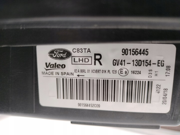 фото №12, Фара правая фара ford kuga mk2 16- рестайлинг ксенон led поворотный