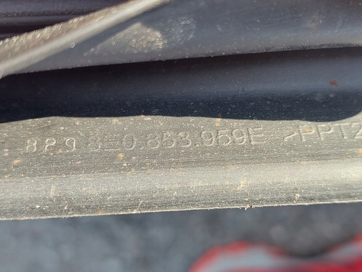 фото №11, Планка нижняя дверь перед левая lz7s audi a4 b7