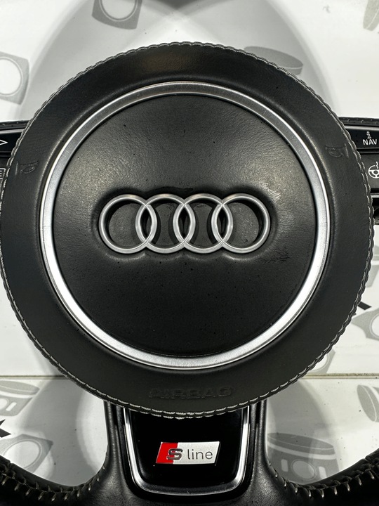 фото №5, Audi a6 a7 c7 s-line руль с подогревом + подушка кожа