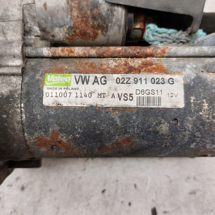фото №10, Volkswagen seat 1,4fsi стартер valeo 02z911023g
