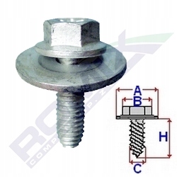 фото №1, Гвинт кріпильна захисні накладки avensis 97- 5 szt