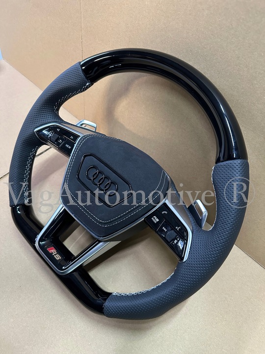 фото №9, Audi a6 a7 c8 4k q5 q7 q8 sq7 sq8 a4 a5 s4 s5 піаніно подушка безпеки кермо