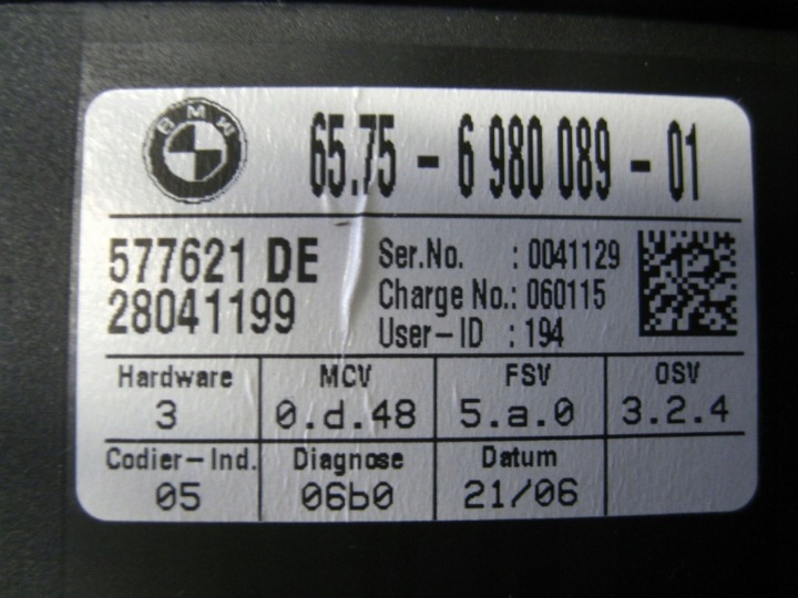 фото №6, Bmw e61 525d універсал датчик сигналізації корпус датчик
