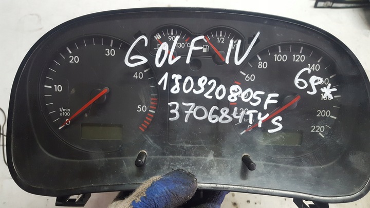 фото №10, Vw golf 4 bora спідометр  прилади 1j0920805f 1.9tdi