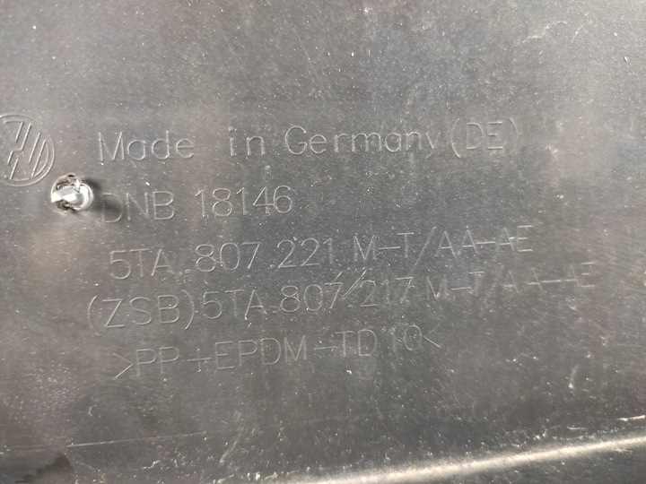 фото №10, Vw touran ii 5ta r-line бампер переднє 4pdc 2015-