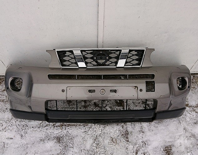 фото №11, Nissan x-trail t30 рестайлинг 07-10 бампер перед pdc