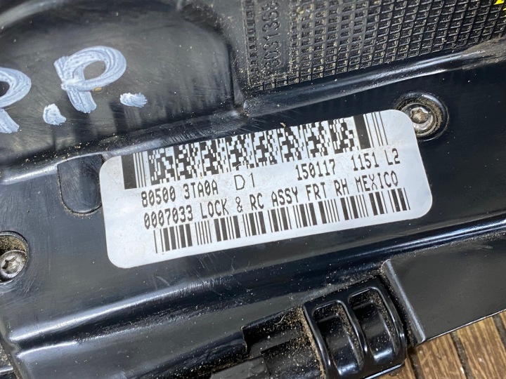 фото №7, Nissan altima l33 12-17 замок двері передній праве перед 805003ta0a 2-pin