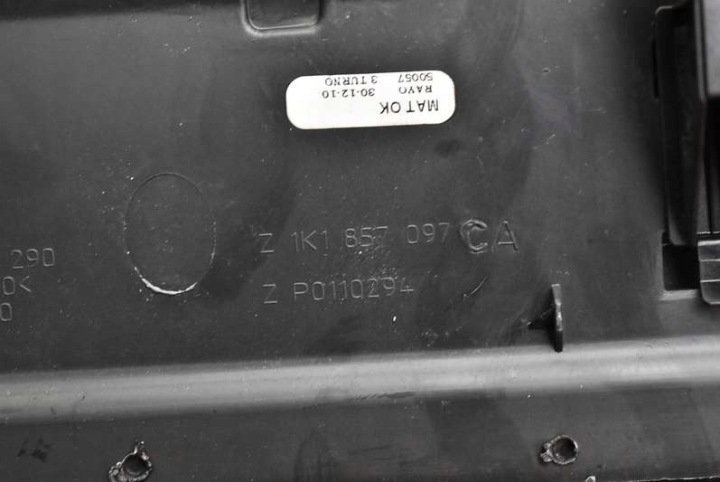 фото №12, Бардачок пасажира eu 1k1857290 vw golf 6 vi 08-15