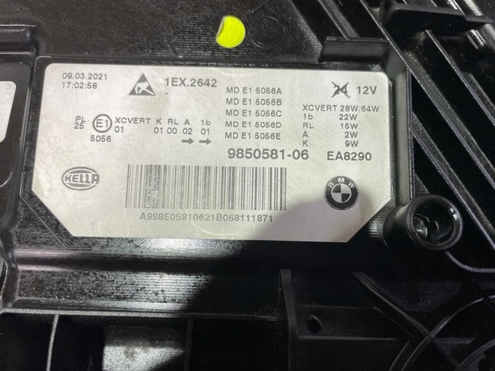 фото №16, Bmw 5 g30 g31 lci полный led адаптивный левая правая