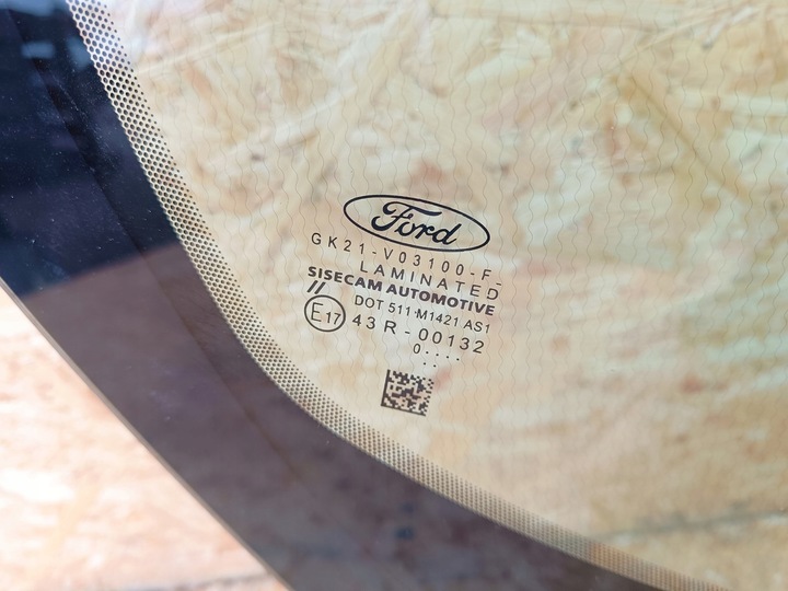 фото №3, Ford transit custom стекло с подогревом передняя перед лобовое оригинал 2020r