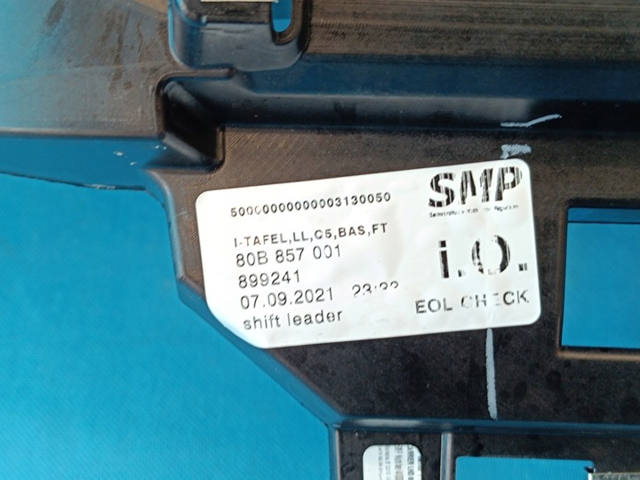 фото №10, Audi q5 fy рестайлинг 2.0 tdi 2022 r панель раздаточная консоль капот 80b857001h