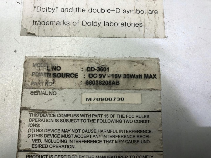 фото №12, Проигрыватель dvd 68038208ab dodge journey 07-15