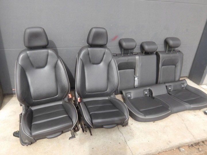 фото №2, Opel astra k сиденья салон кожаные комплект кожа