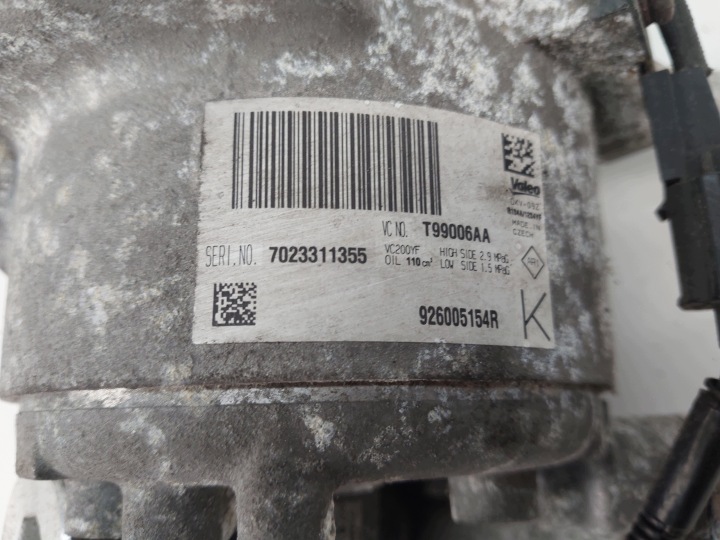 фото №6, Компресор кондиціонера 926005154r dacia logan mcv ii рестайлінг 1.5 dci