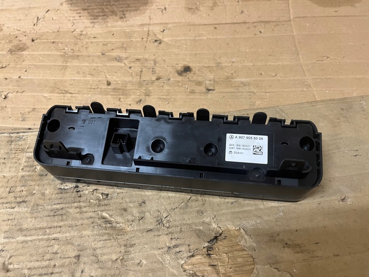 фото №11, Mercedes sprinter w907 907 316 панель керування кондиціонера оригінал європа