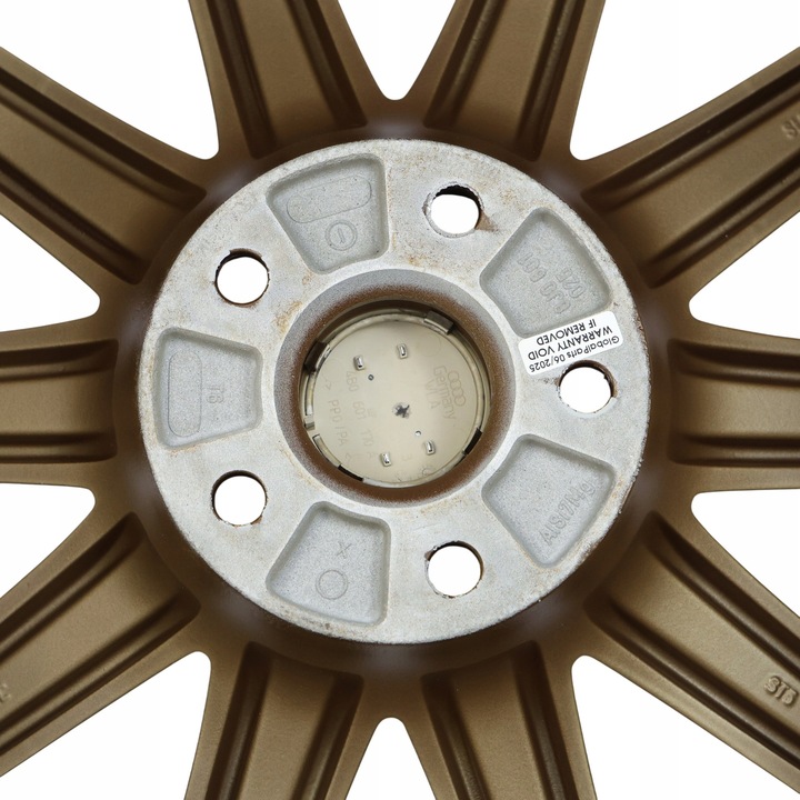 фото №10, Audi tt 8j диск алюмінієва 18" 9j et:52 золота 8j0601025aa