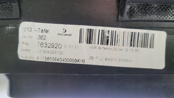 фото №10, Консоль mercedes w213 dbge030307 європа оригінал демонтаж