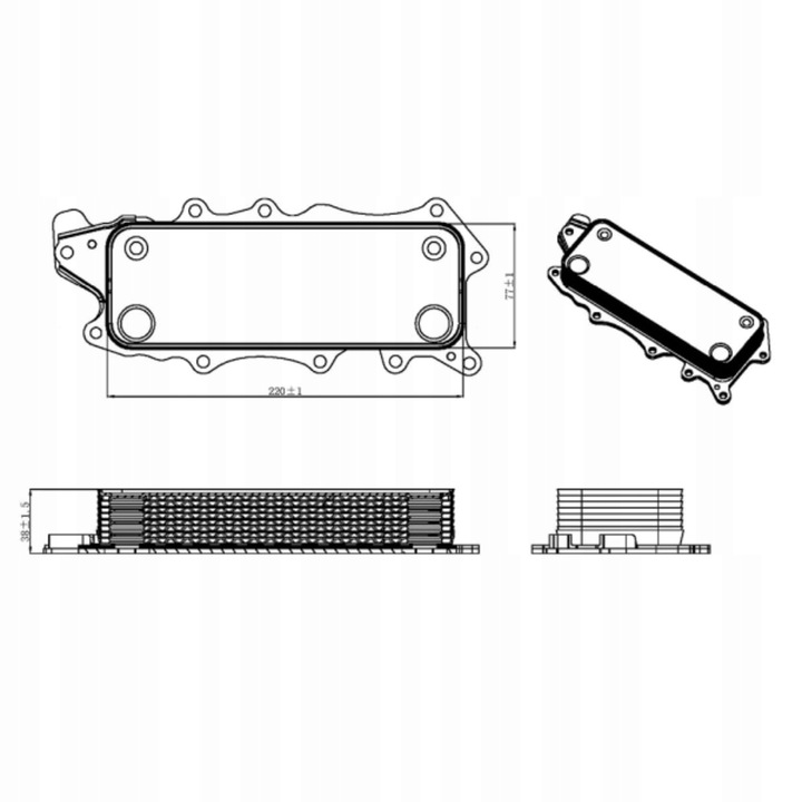 фото №1, Радиаторов масла nrf 31319