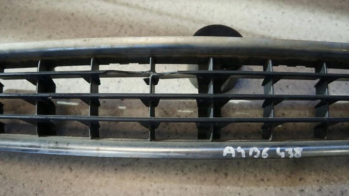 фото №7, Решётка бампера перед передняя средняя хром audi a4 b6