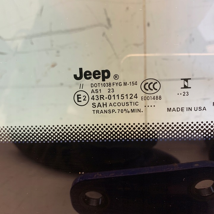 фото №15, Скла перед передня комплектна рамка камера jeep wrangler iv jl sahara 23r