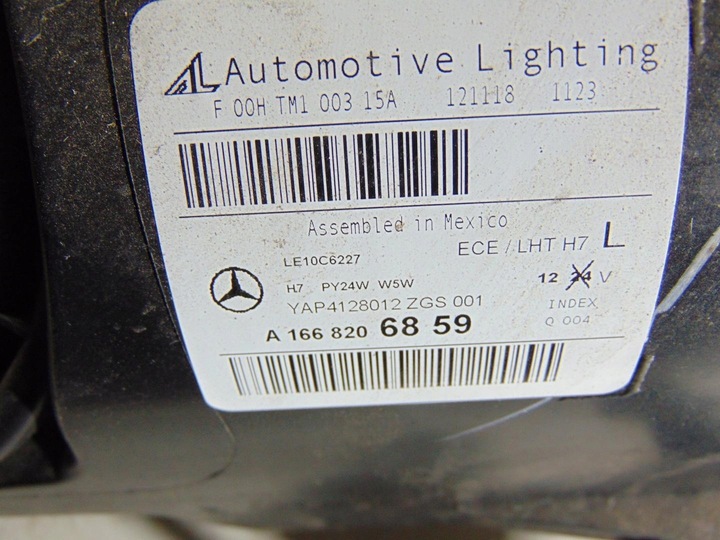 фото №8, Лампа левая передняя перед w166 a1668206859