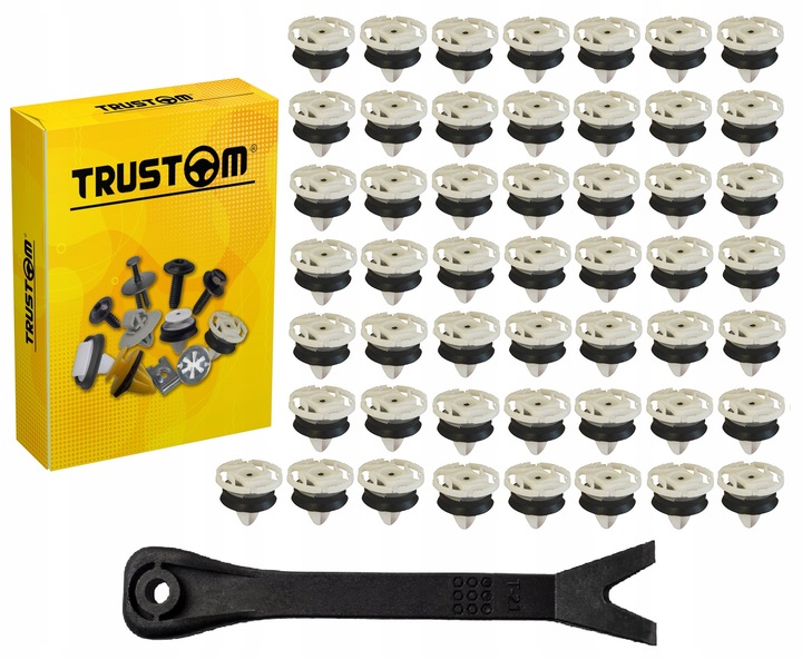 фото №1, 50 x застібки штифт оббивка обшивка дверей двері багажника citroen peugeot renault