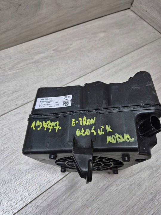 фото №6, 13777. audi e-tron динамик модуль выхлоп 4ke035916