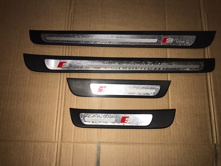 фото №1, Audi a4 b8 планки накладки пороговые s-line комплект