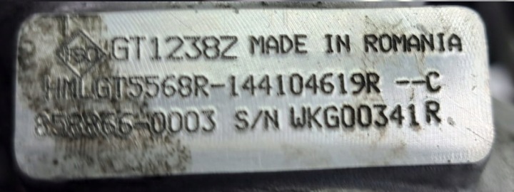 фото №13, Турбонагнетатель biturbo nissan nv400 2.3 dci 144118020r 144104619r евро 6