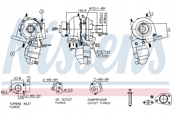 фото №9, Турбонагнетатель nissens 93350 pl dystrybucja