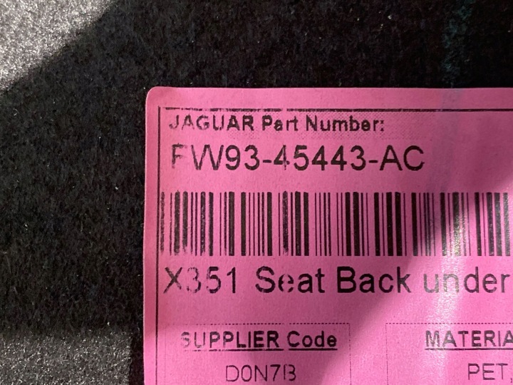 фото №5, Карта багажника fw9345443ac jaguar xj