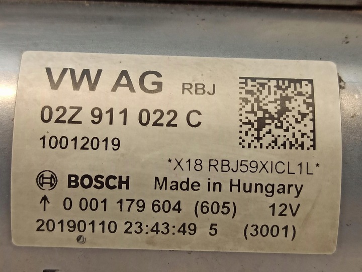 фото №6, Seat arona стартер 1.0 tsi 02z911022c