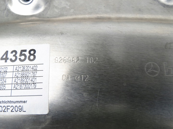 фото №12, Подъемник механизм стёкла левый зад задний mercedes cls w218