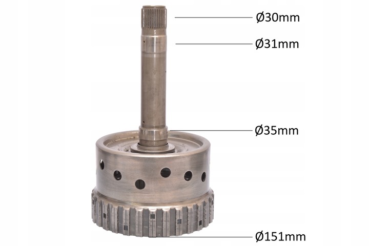 фото №2, Wał вал з zabierakiem zf 5hp24a audi a8 s8