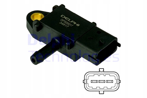 фото №13, Датчик давления выхлопных газов opel saab opel astra h/j,