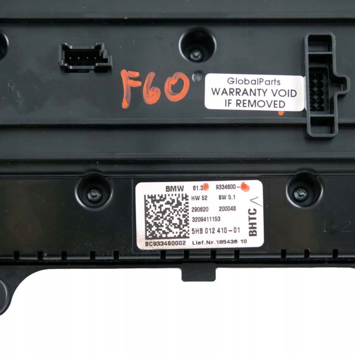 фото №9, Mini countryman f60 переключатель панель климат-контроля 9334600