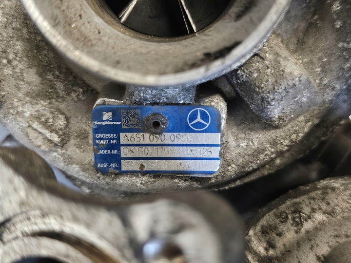 фото №9, Sprinter w906 2.2 cdi 651955 13r турбонагнітач a6510900980 a6510905380