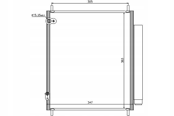 фото №2, Nissens конденсатор кондиционера citroen c-zero mits