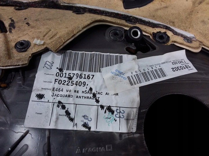 фото №5, Bmw 3 e46 sedan універсал оббивка двері перед права